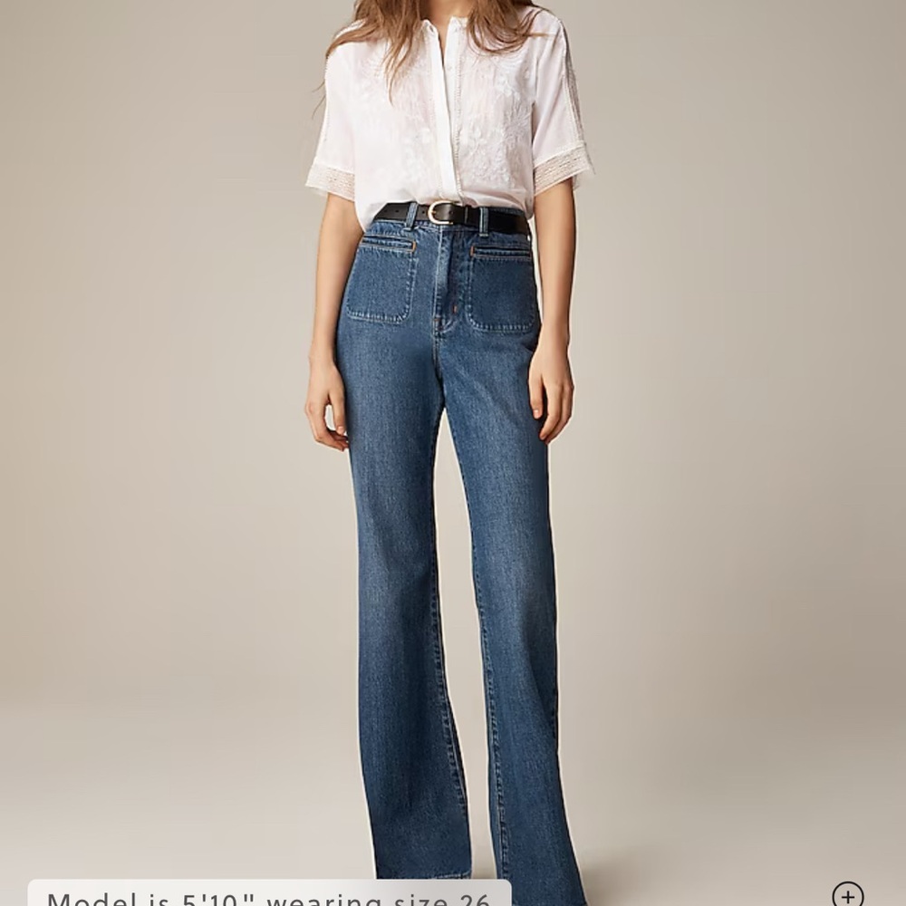 J. Crew Blue Flare Women's Jeans